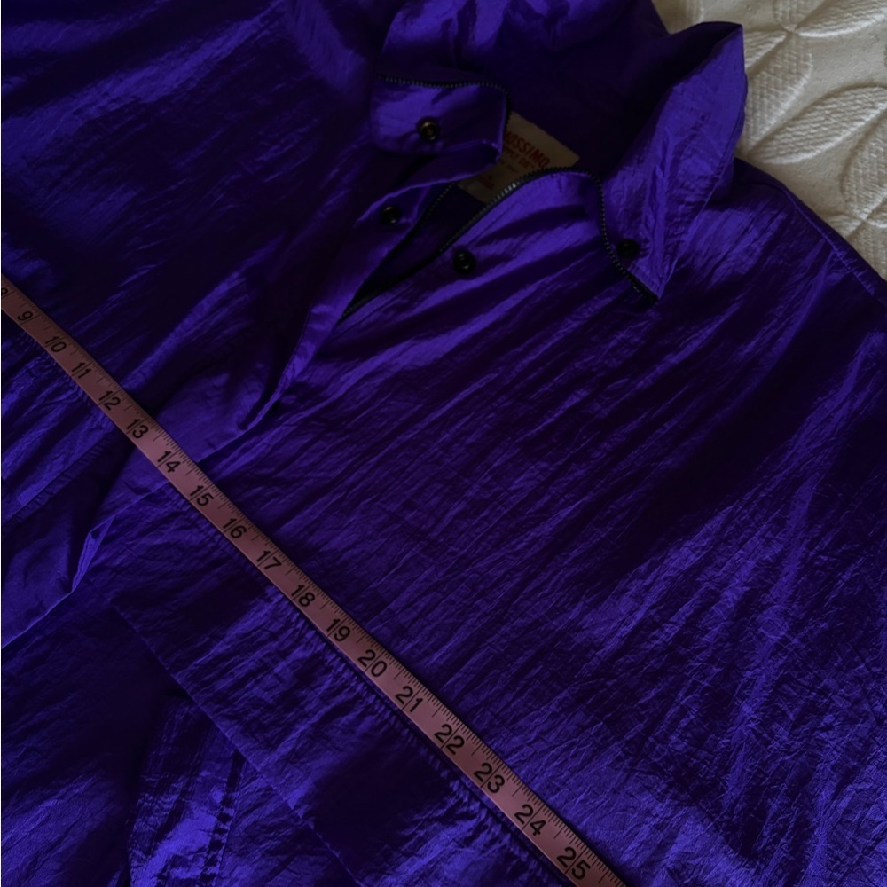 Excellent condition size XL Mossimo Purple Women's Windbreaker. Pockets. - Picture 9 of 9